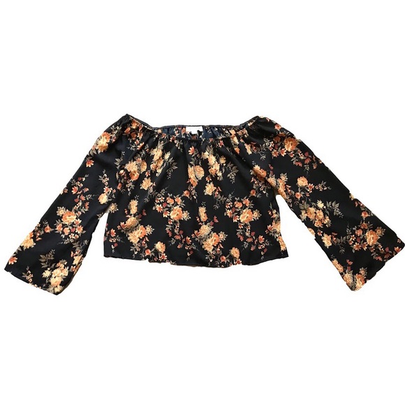Floral Crop Top - Picture 2 of 4